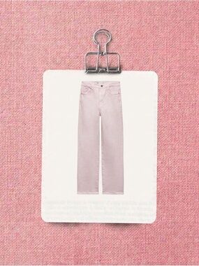 Zara Light Pink Women's Flare Jeans